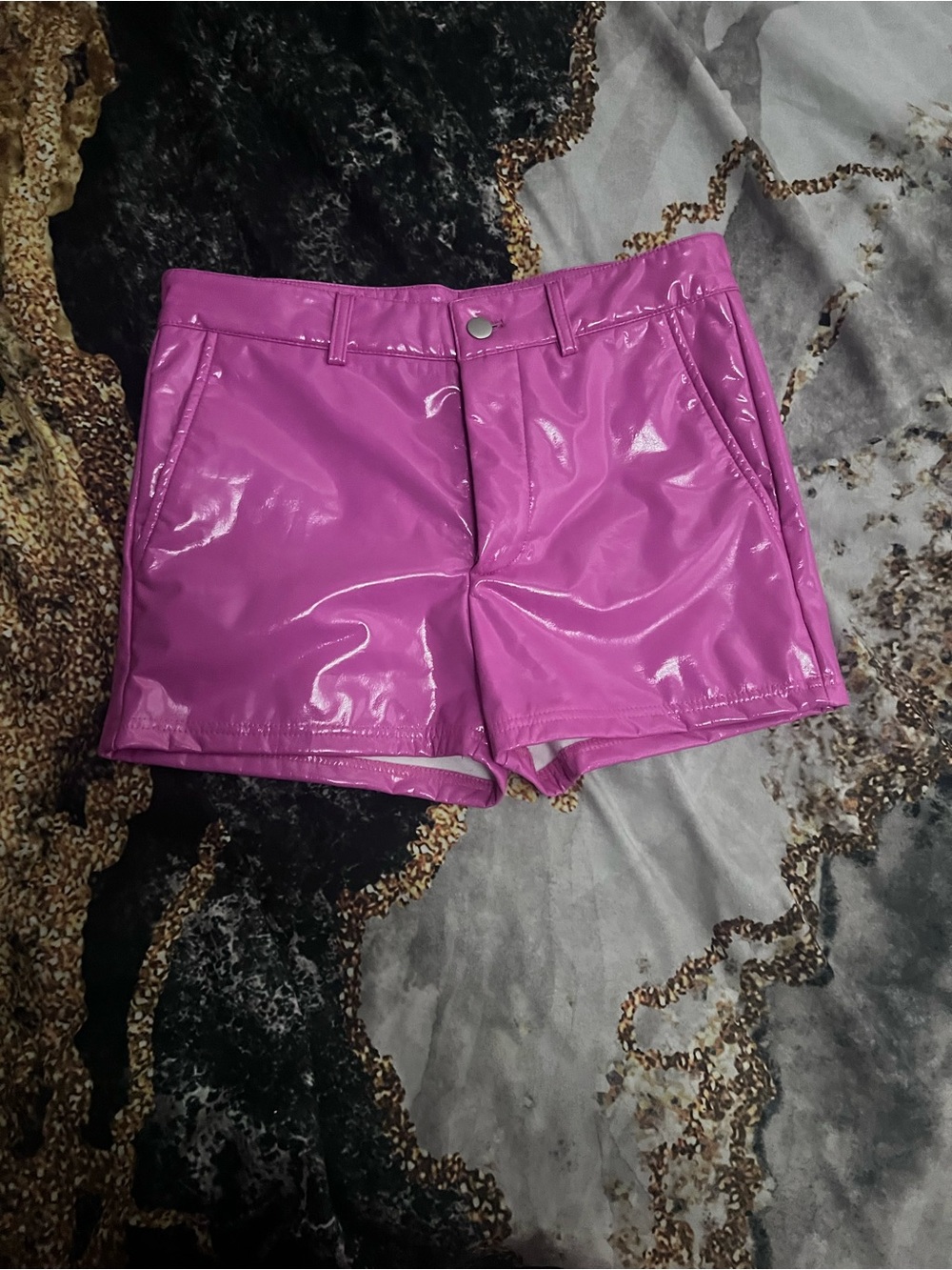 Shiny Pink Women's Shorts